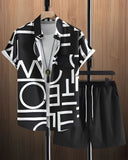 Beach Style Short Sleeve Shirt Men's Suit